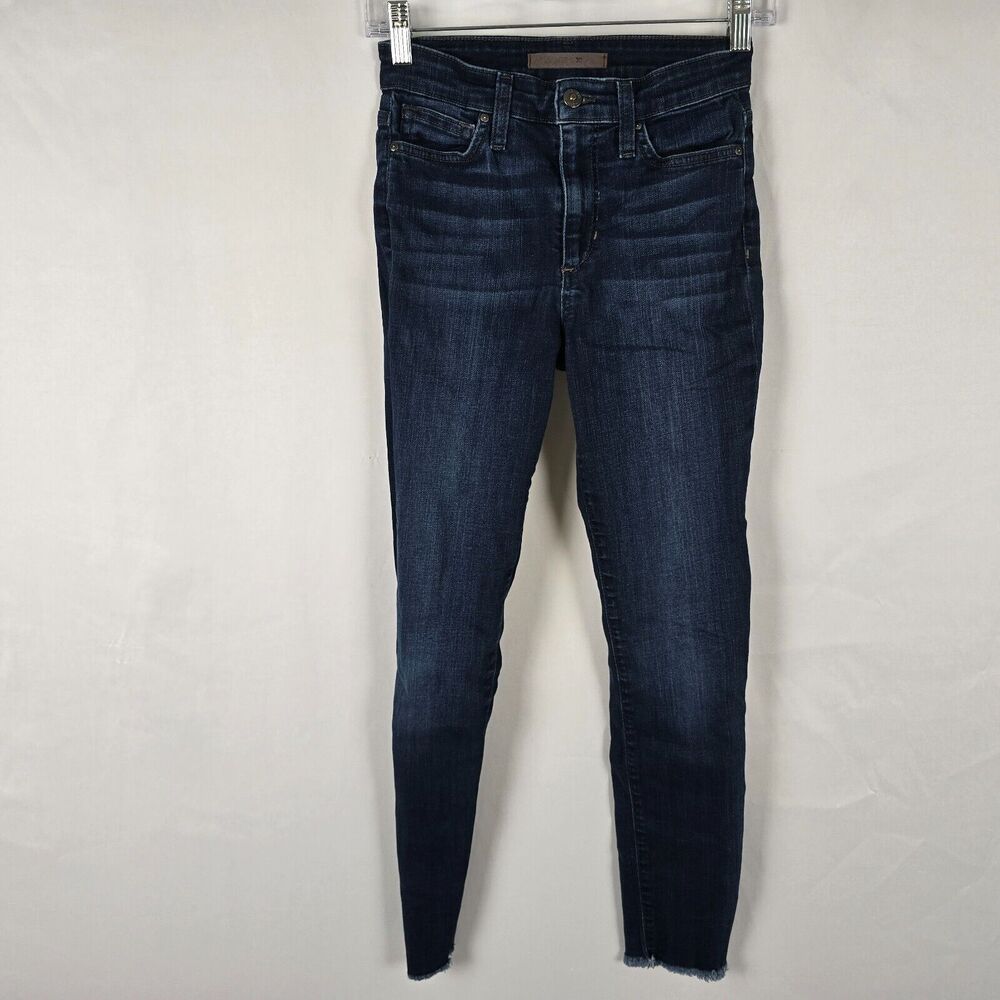 Joe's Jeans Women's 25 Blue Dark Wash High Rise Skinny Ankle